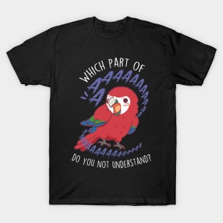 Green-winged Macaw Parrot Aaaa T-Shirt